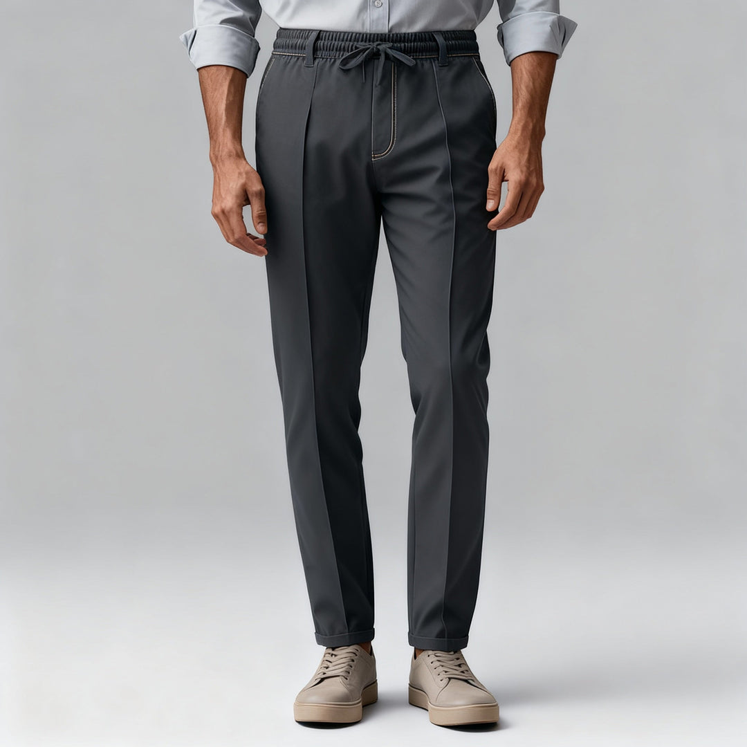 Men's elegant leisure pants with high wearing comfort