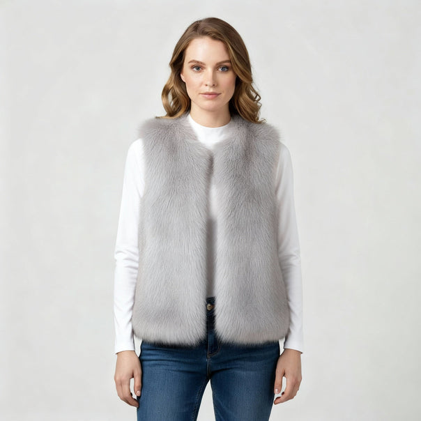 Women's Vest Luxury and Warmth for Cold Days