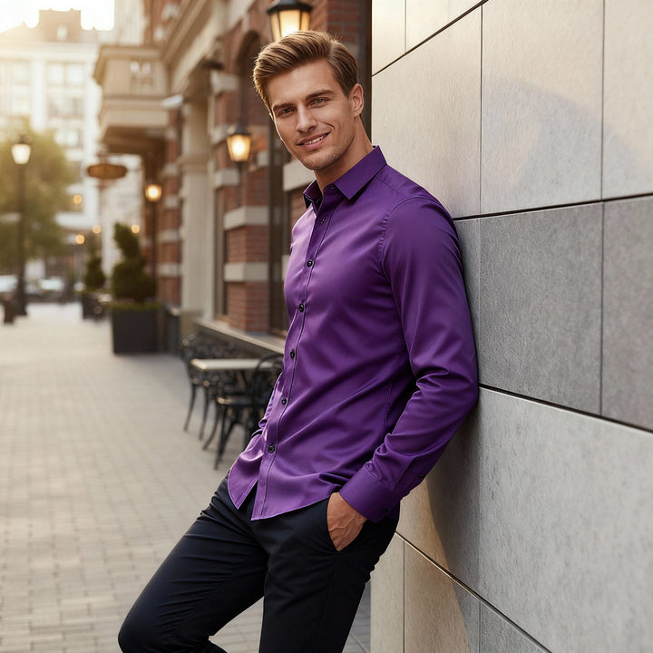 Breathable Non-Iron Stretch Shirt