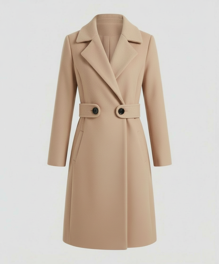 Slim Wool Coat Women Winter
