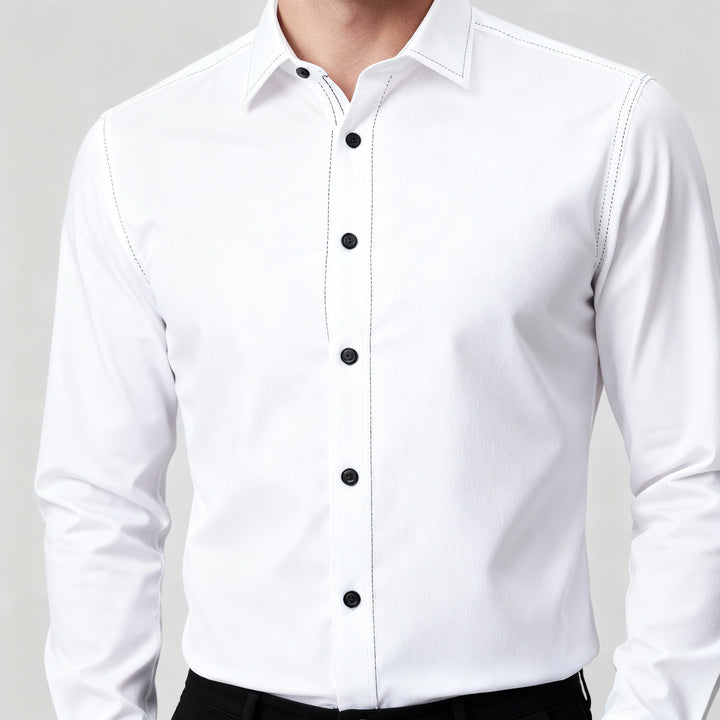 Non-iron Stretch Shirt Men's Slim Fit