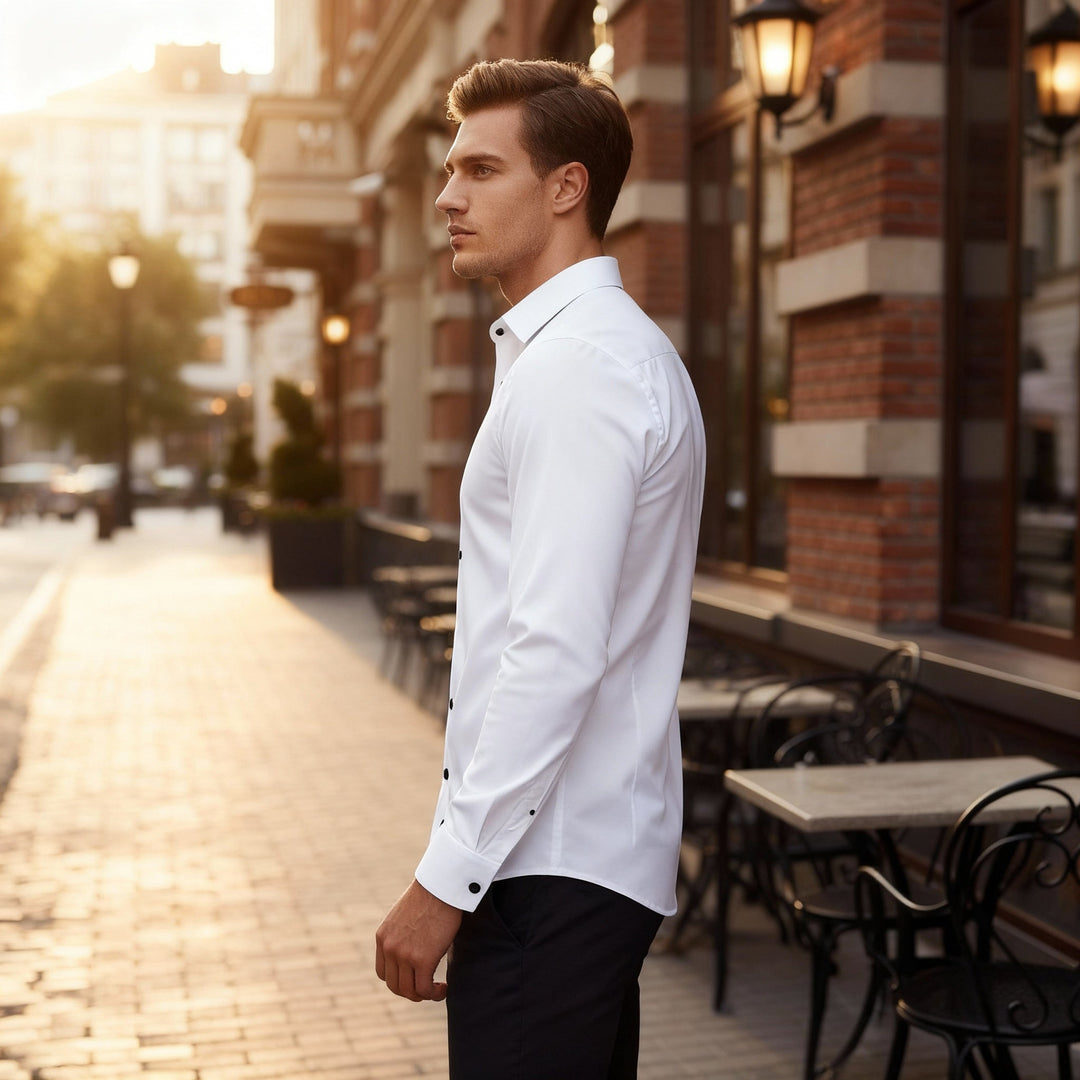 Breathable Non-Iron Stretch Shirt
