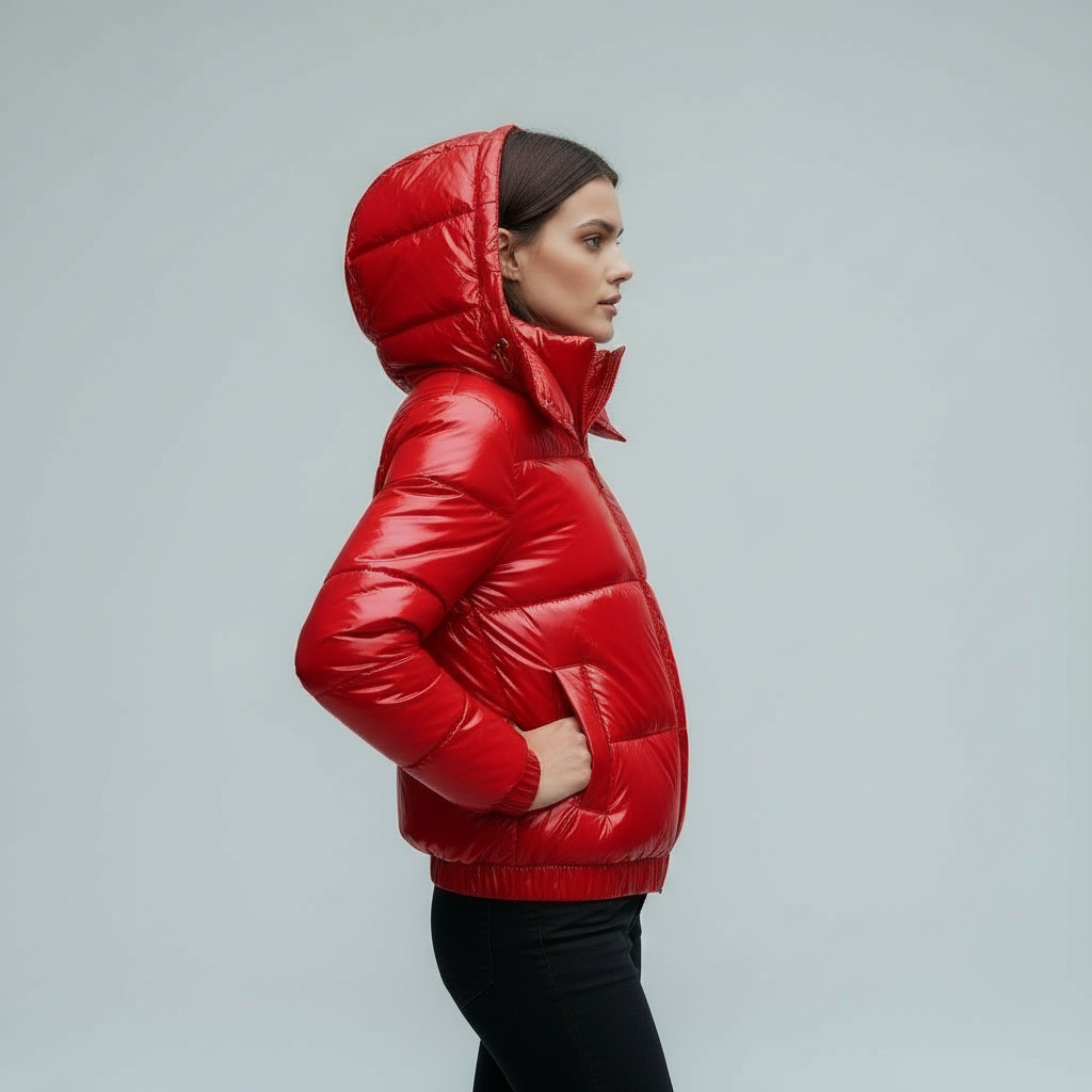 Mune | Insulated Shiny Hooded Women's Winter Jacket