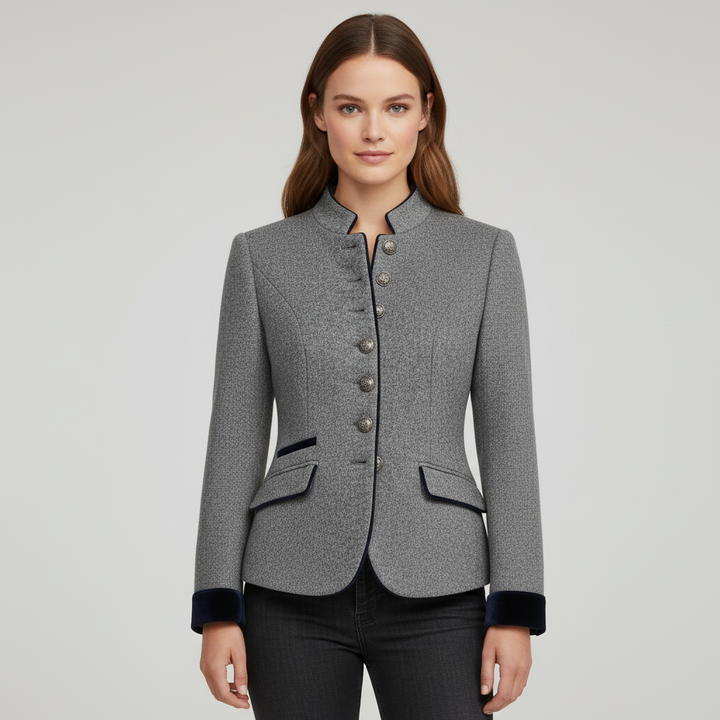 Classic Structured Premium Comfort Wool Jacket Women