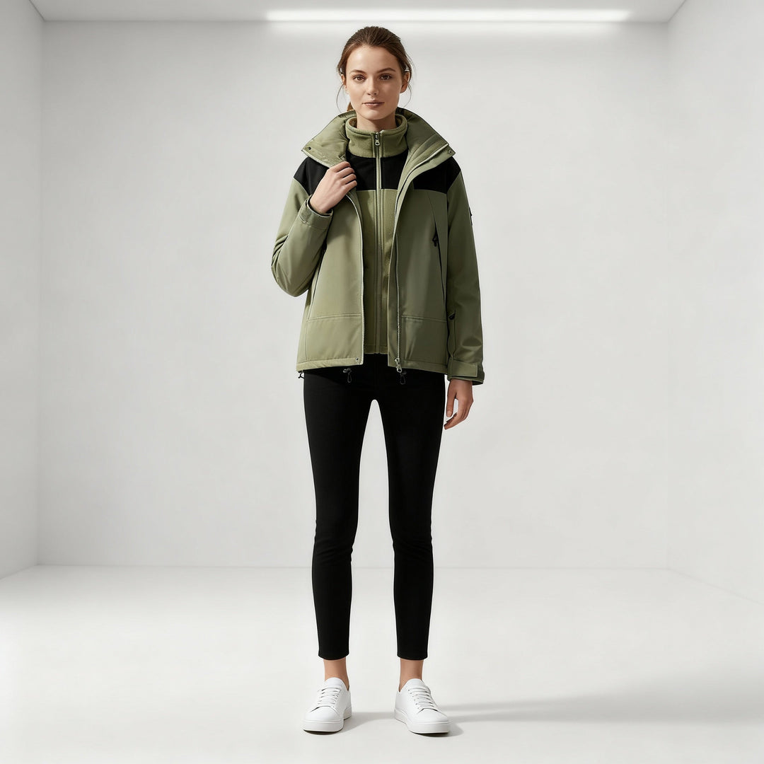 3-in-1 Fleece Winter Jacket Comfort