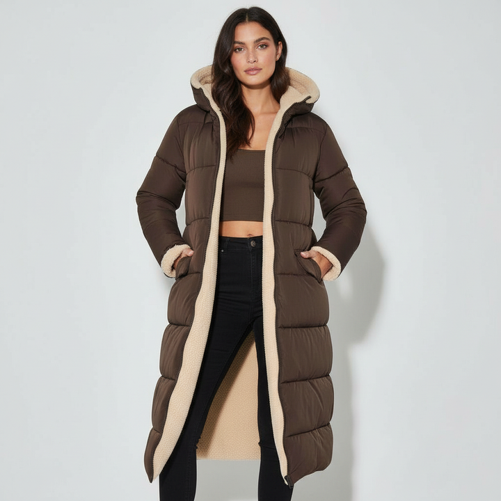 Reversible winter jacket comfort
