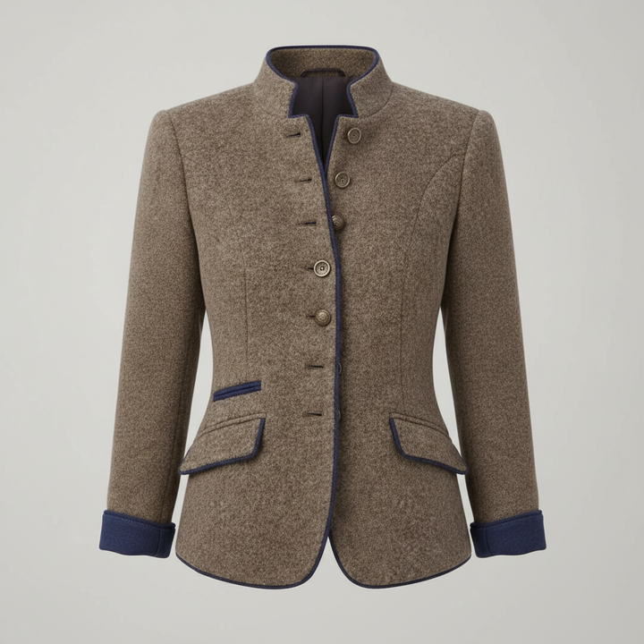 Classic Structured Premium Comfort Wool Jacket Women
