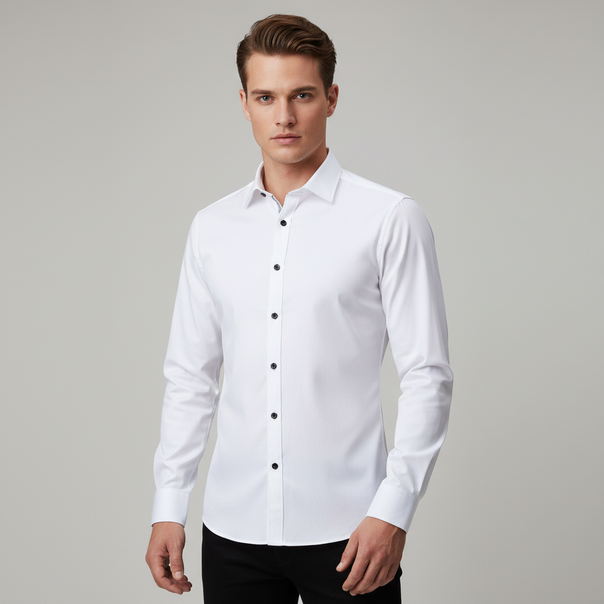Non-iron Stretch Shirt Men's Slim Fit