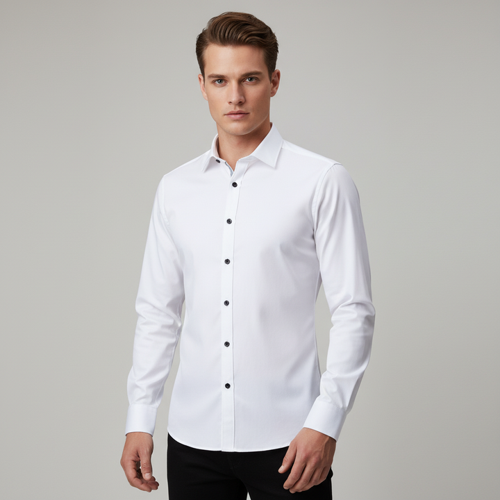 Non-iron Stretch Shirt Men's Slim Fit
