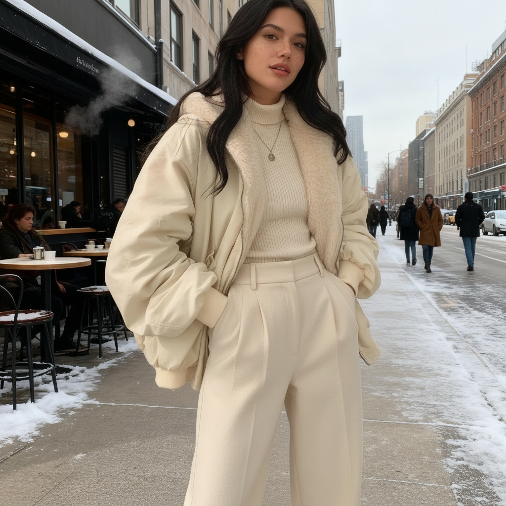 Mune | Thermo Comfort Oversized Fleece Winter Coat Women