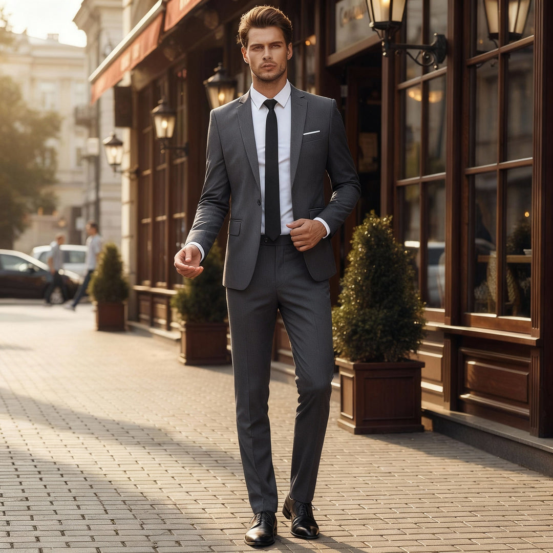 Mune Fashion | Men's Business Suit 2-piece - Jacket & Trousers