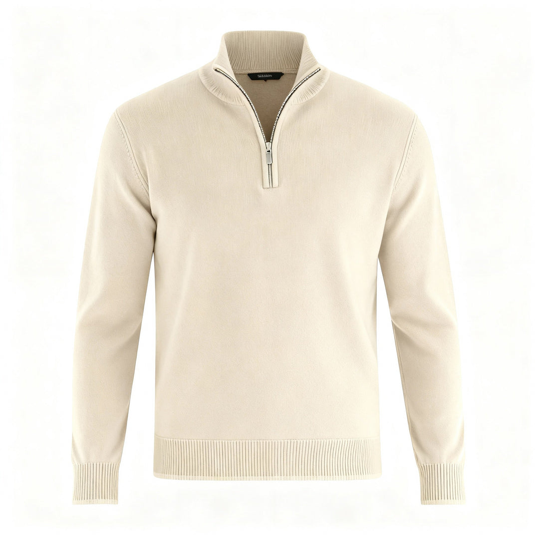 Elegant Merino Comfort Sweater Women Zipper Modern Knitwear