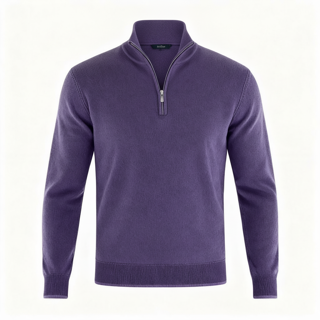Elegant Merino Comfort Sweater Women Zipper Modern Knitwear