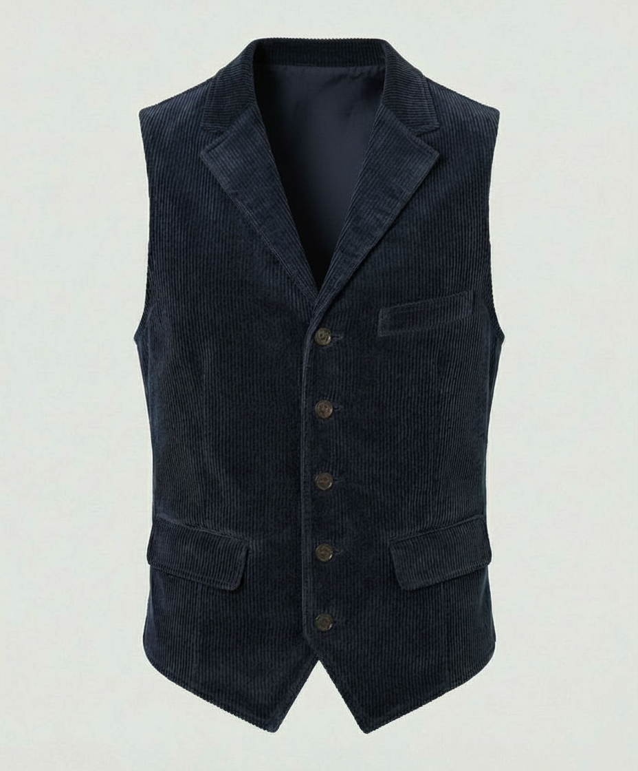 Mune Fashion | Traditional men's waistcoat made of corduroy