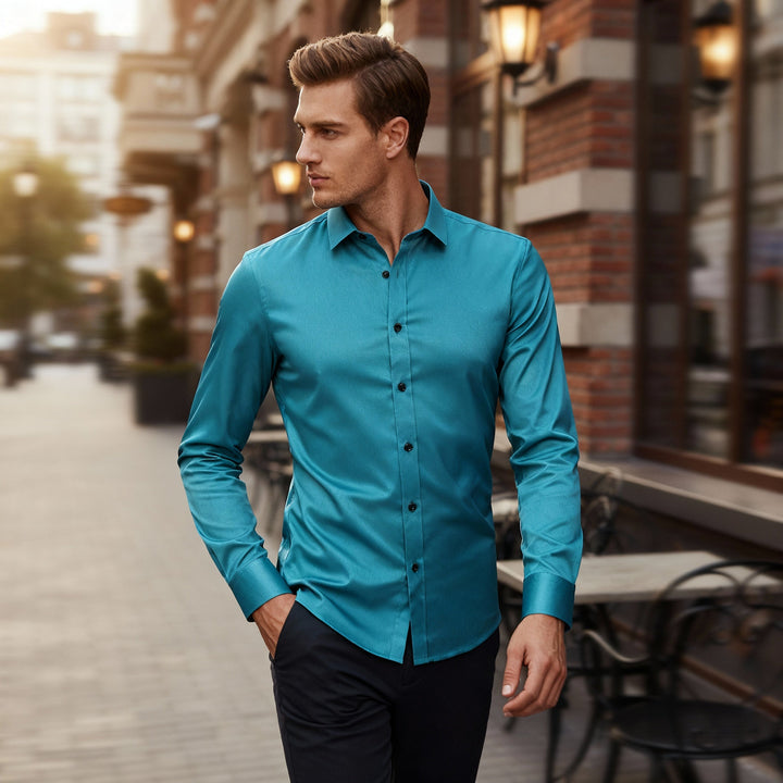 Breathable Non-Iron Stretch Shirt