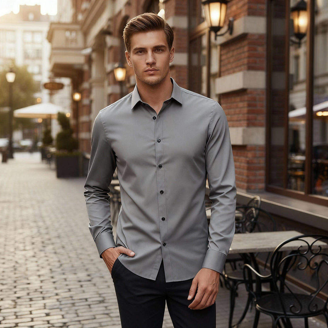 Breathable Non-Iron Stretch Shirt