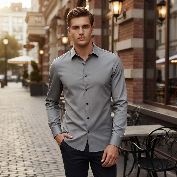 Breathable Non-Iron Stretch Shirt