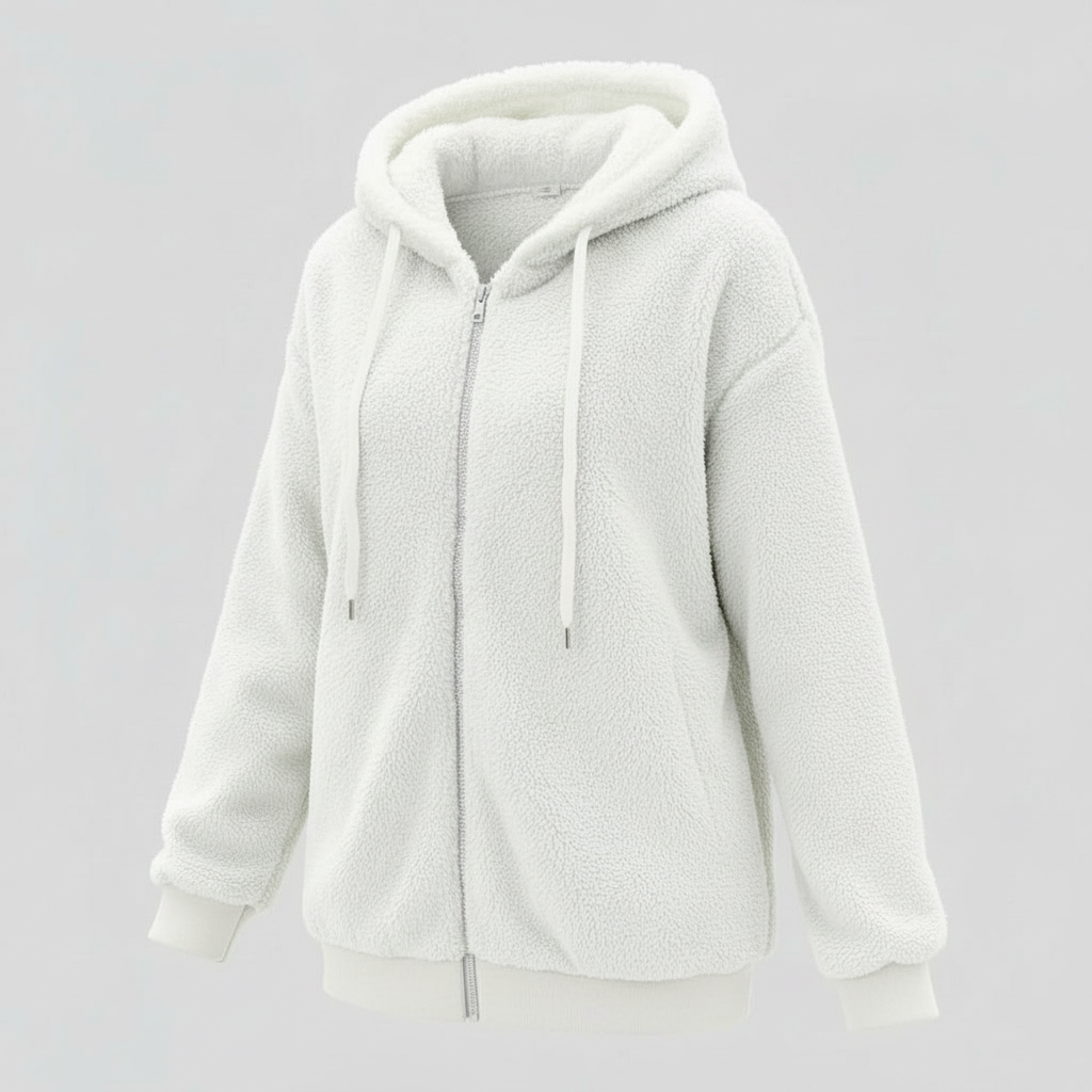 Extra warm teddy hooded sweater