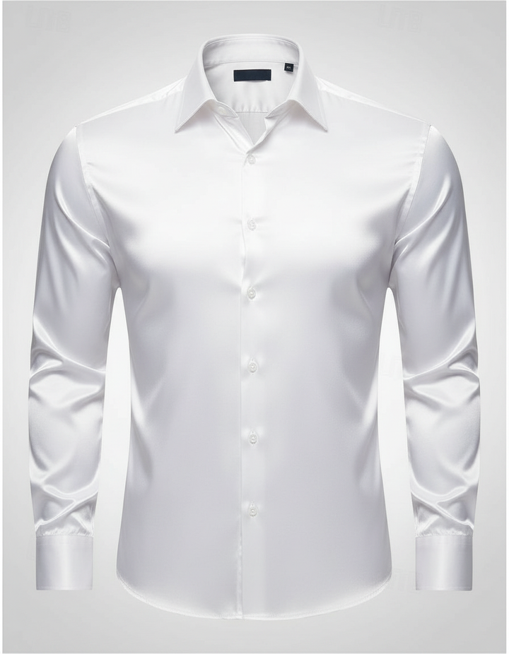 Elegant men's silk shirt
