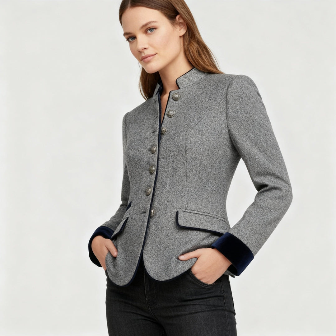 Classic Structured Premium Comfort Wool Jacket Women