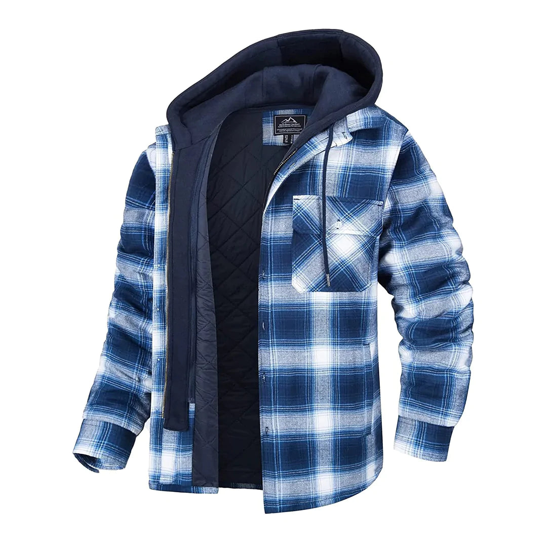 Mune | Checked Men's Coat with Classic Touch