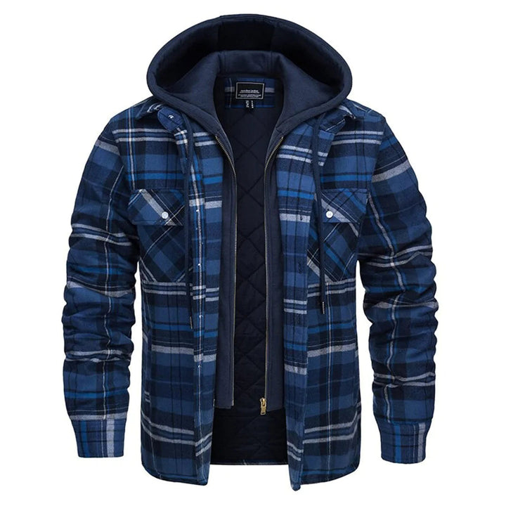 Mune | Checked Men's Coat with Classic Touch