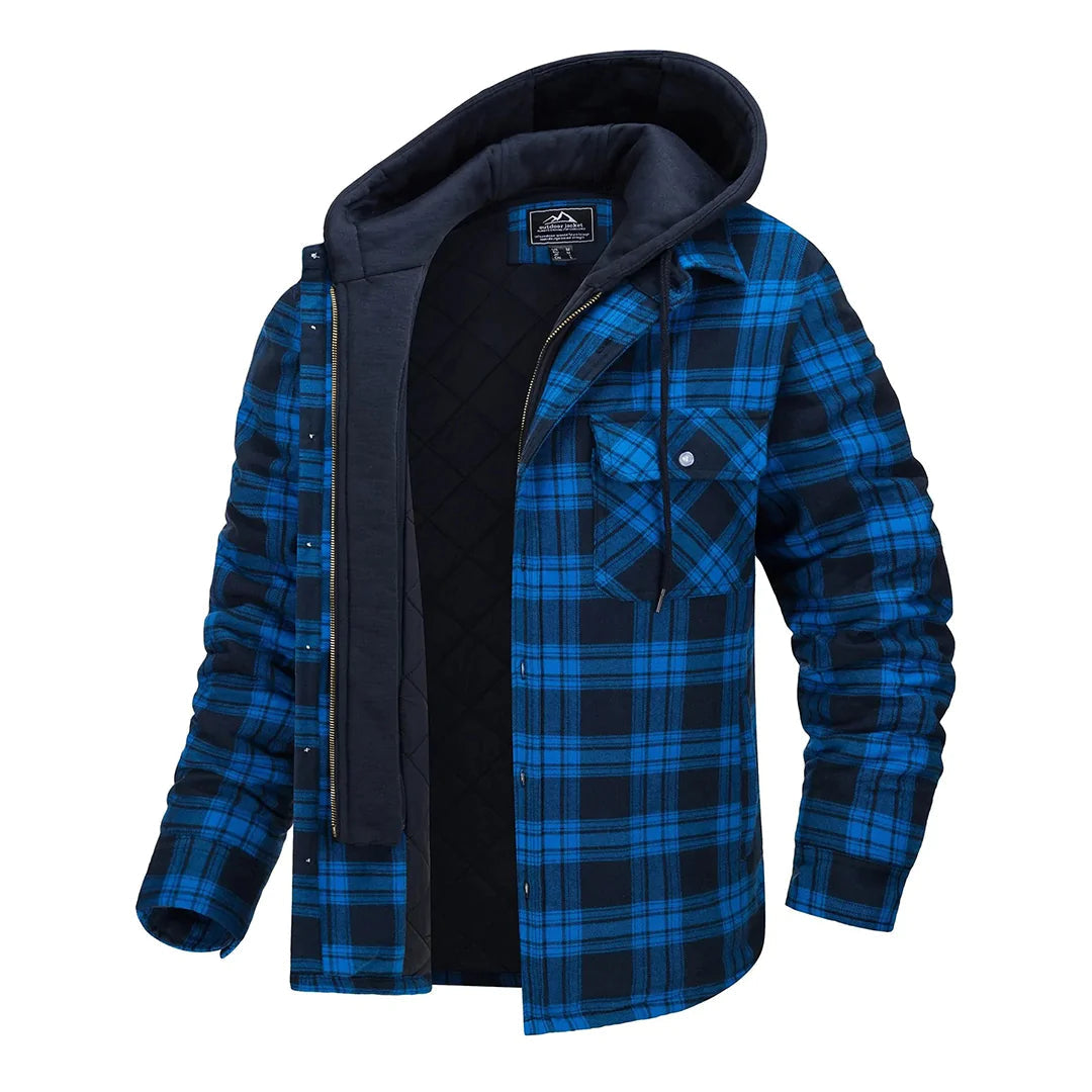 Mune | Checked Men's Coat with Classic Touch