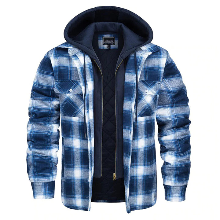 Mune | Checked Men's Coat with Classic Touch