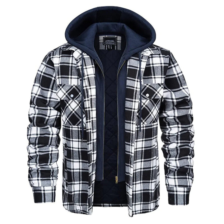 Mune | Checked Men's Coat with Classic Touch
