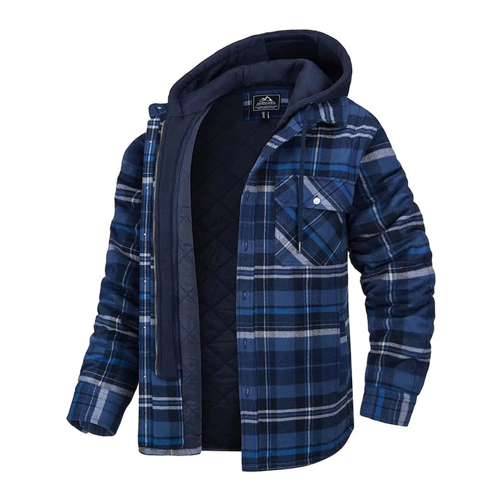 Mune | Checked Men's Coat with Classic Touch