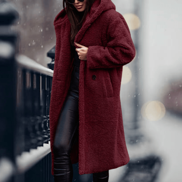 Mune | Faux Fur Lined Jacket with Hood for Women