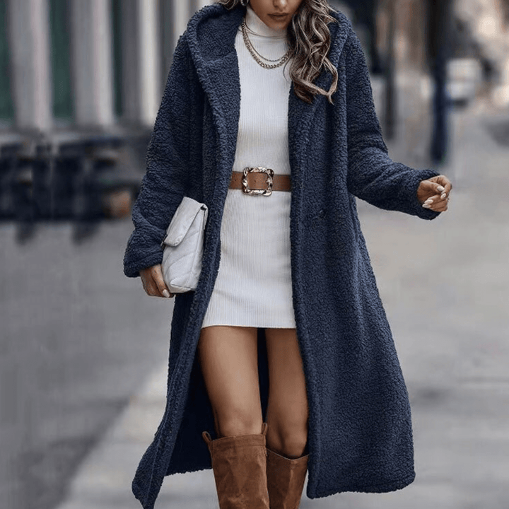 Mune | Faux Fur Lined Jacket with Hood for Women
