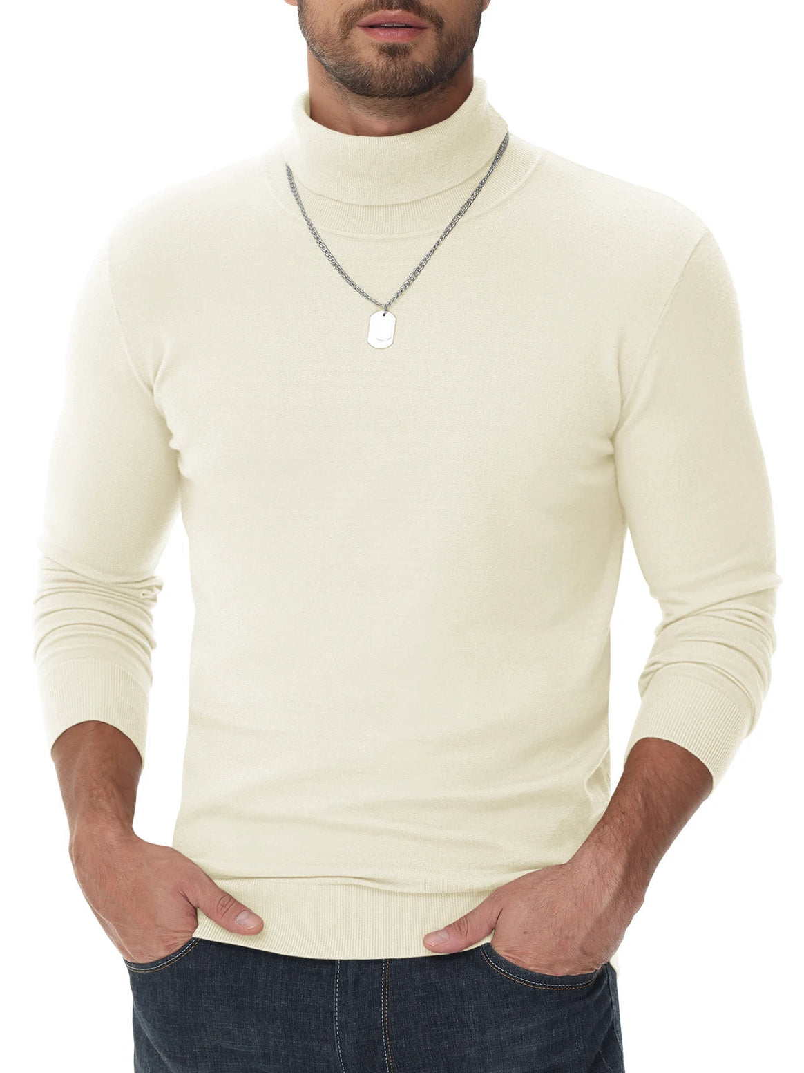 Mune | Roll Neck Sweater - Men's Slim Fit