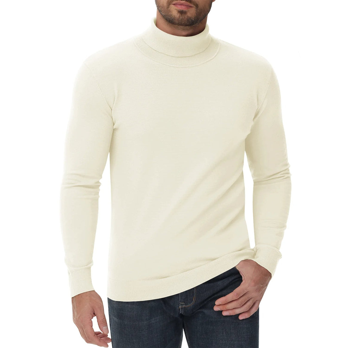 Mune | Roll Neck Sweater - Men's Slim Fit