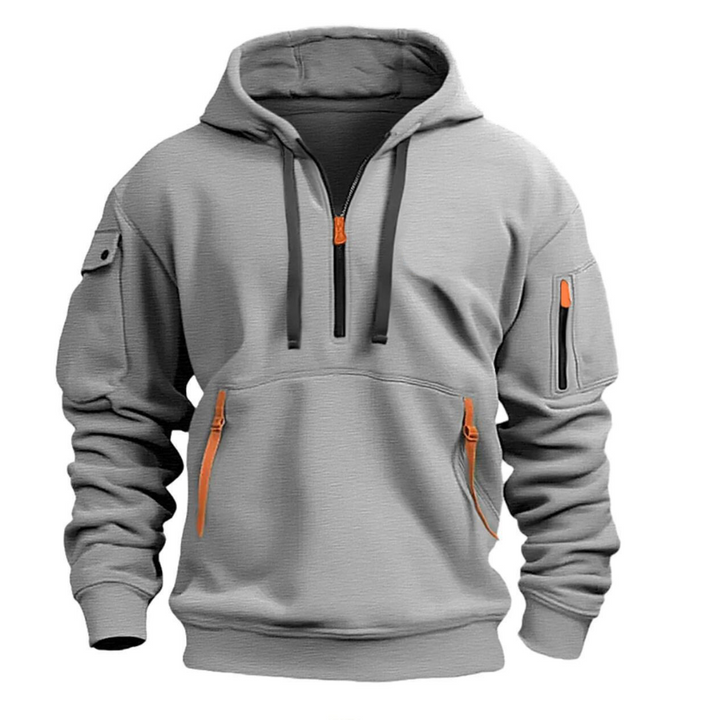 Men’s Long Sleeve Utility Pocket Style Hoodie