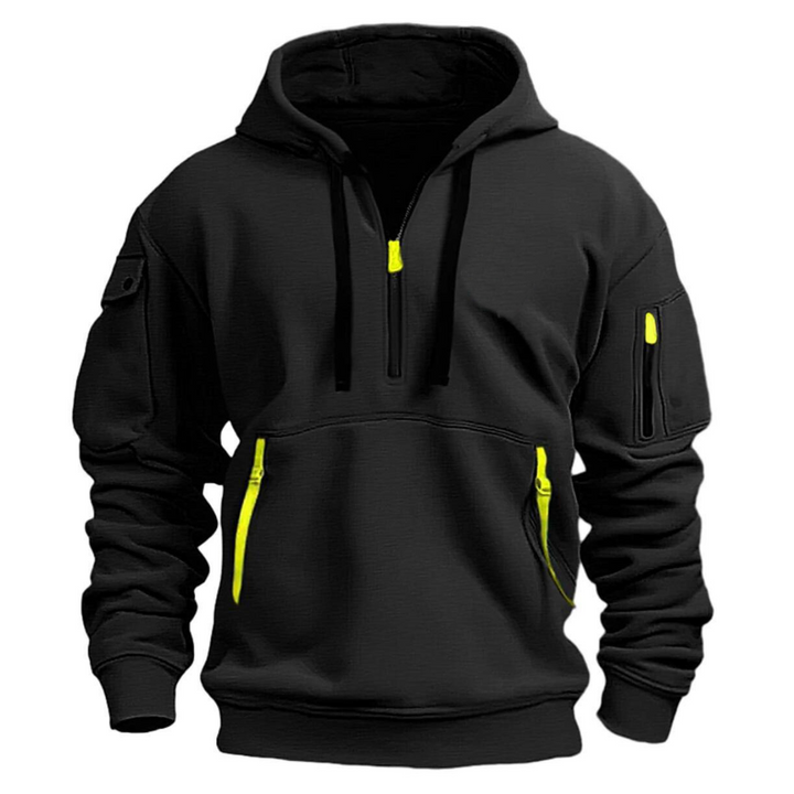 Men’s Long Sleeve Utility Pocket Style Hoodie