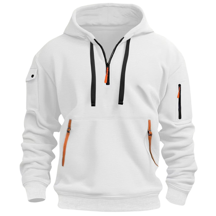 Men’s Long Sleeve Utility Pocket Style Hoodie