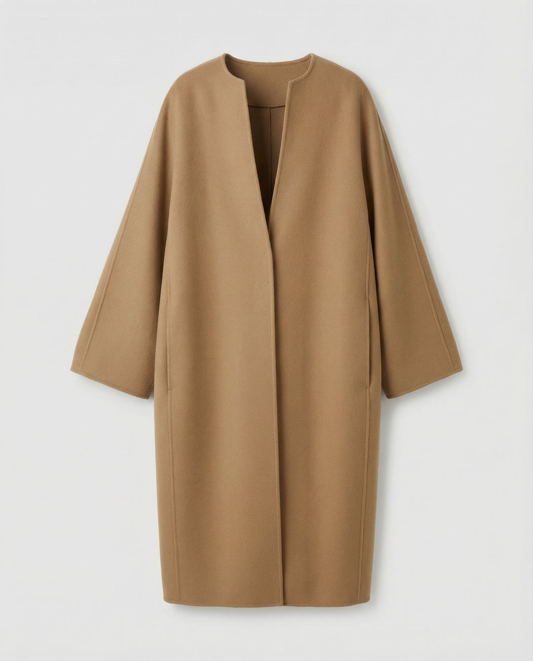 Elegant Long Wool Coat Women