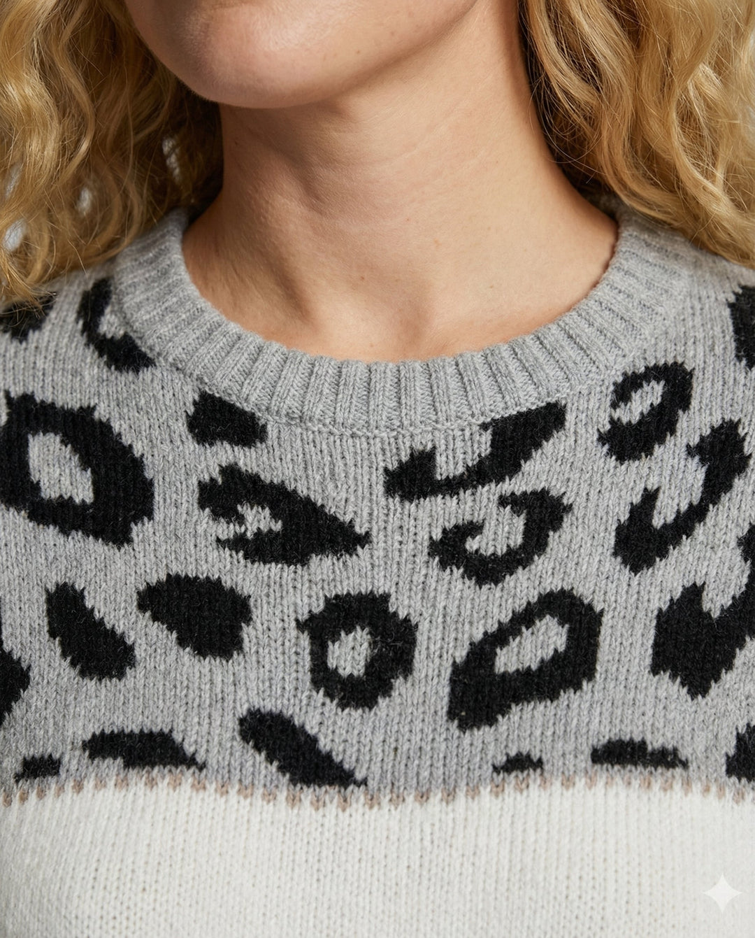 Trendy women's sweater print