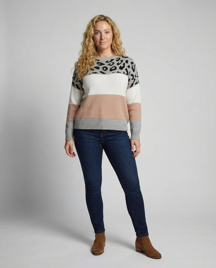 Trendy women's sweater print
