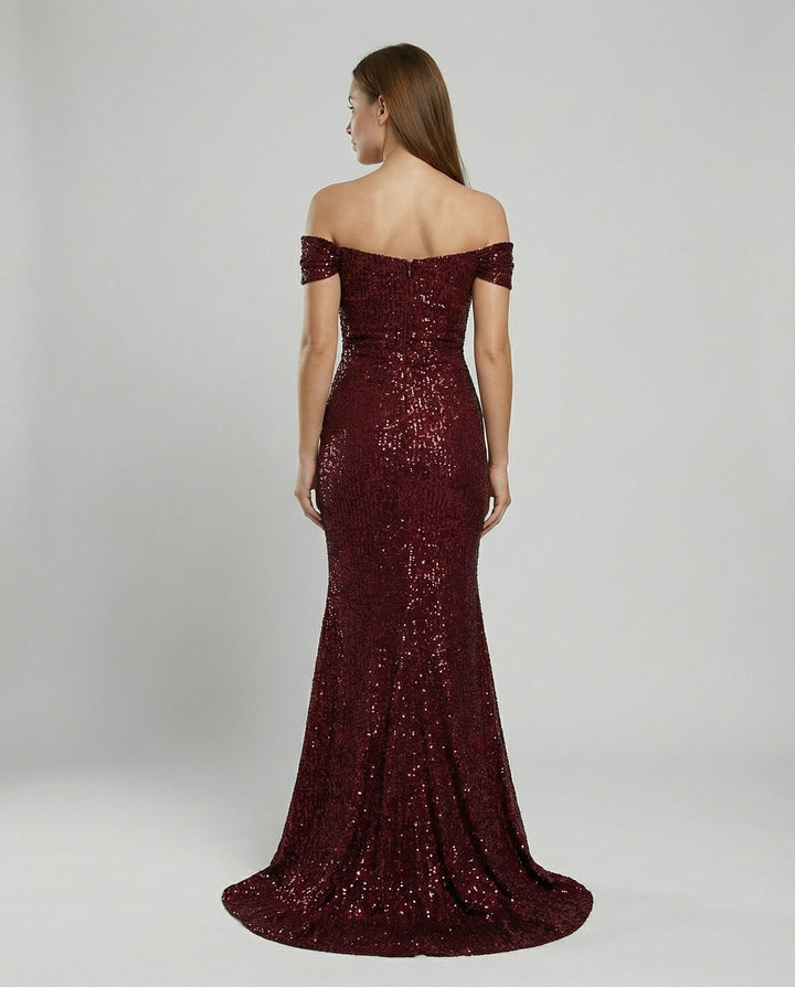 Elegant Off Shoulder Evening Dress Women