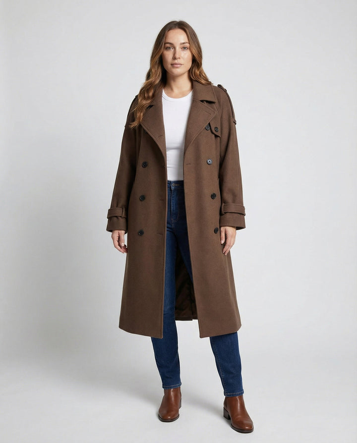 Women's Boucle Coat Elegant