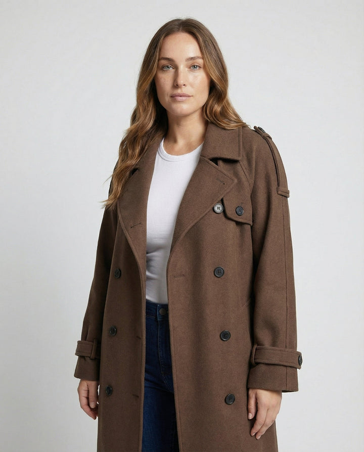 Women's Boucle Coat Elegant