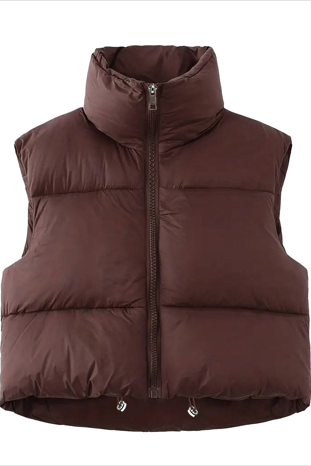 Mune | Women's Padded Vest with Zipper and High Collar