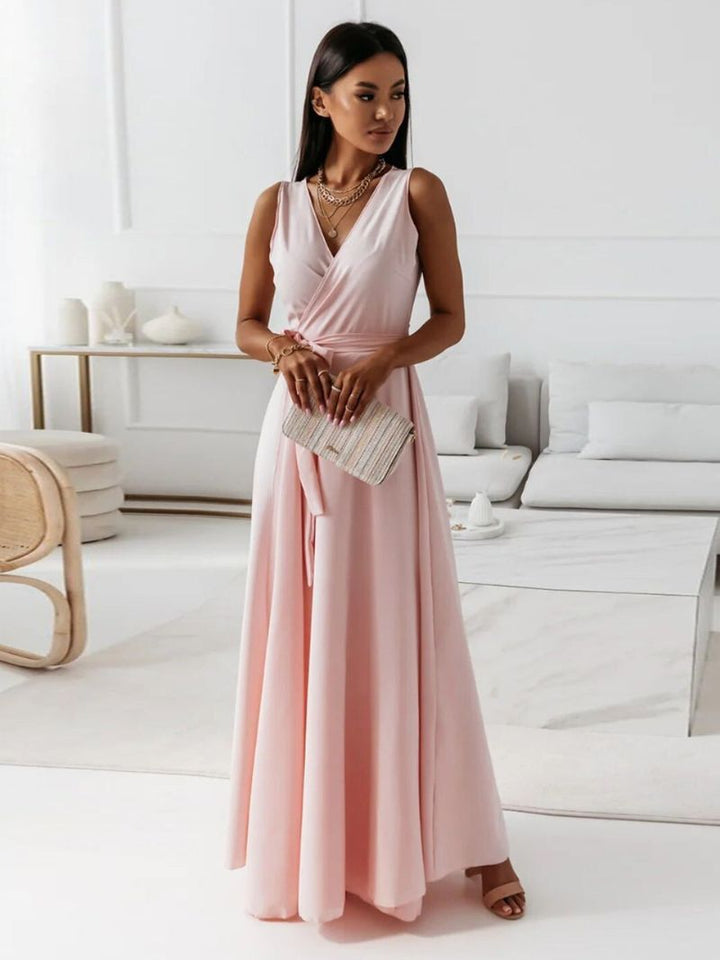 Women V-Neck Dress
