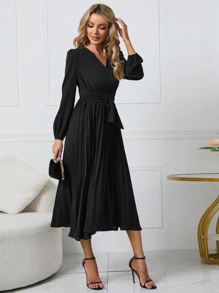Mune | With Belt And Pleats Gretha