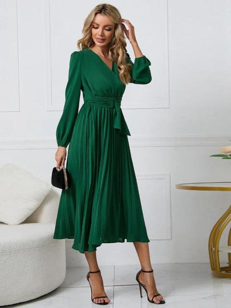 Mune | with belt and pleats - Gretha