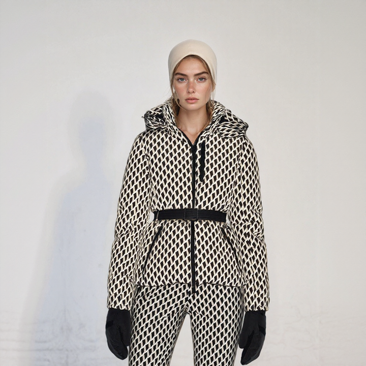 Mune | Women's Ski Winter Jacket with Belt and Insulation