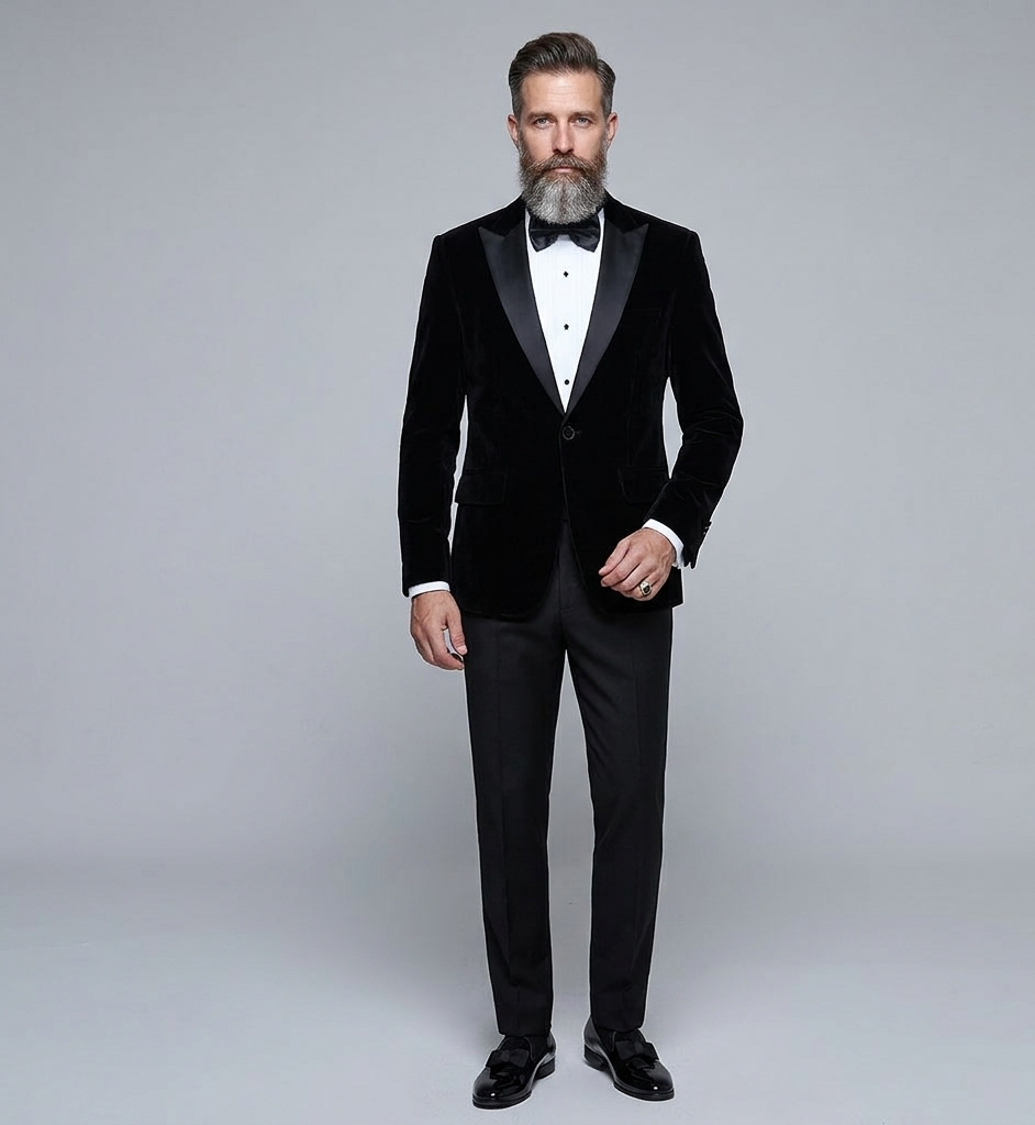 Mune Fashion | Velvet blazer for men with slim fit