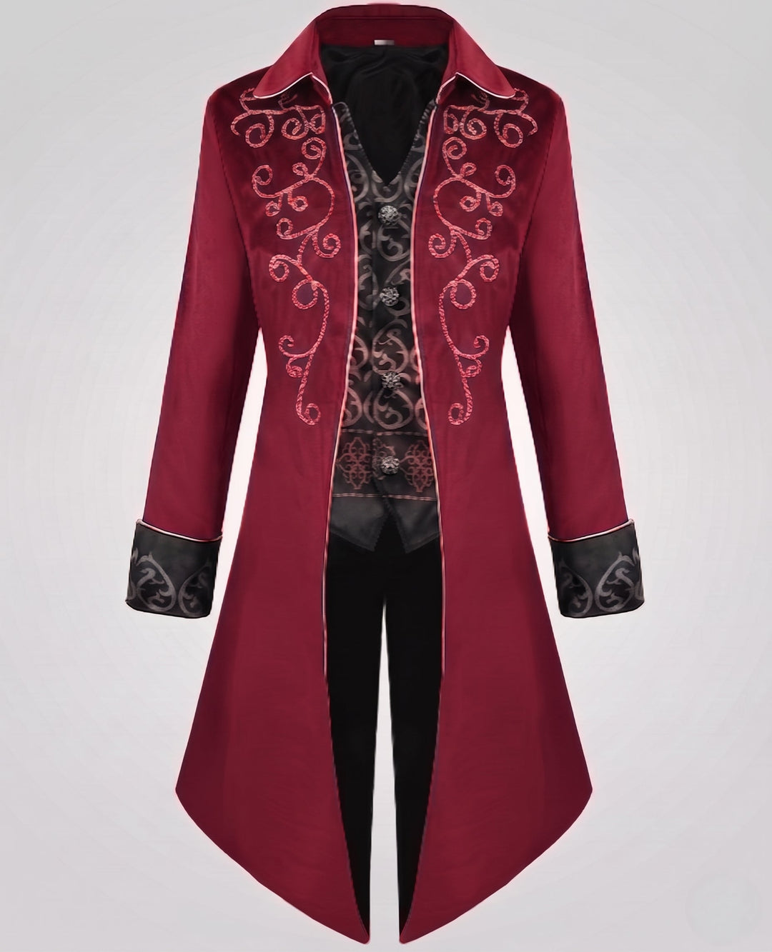 Women elegant tailcoat with elaborate embellishments and noble accents Mune Fashion